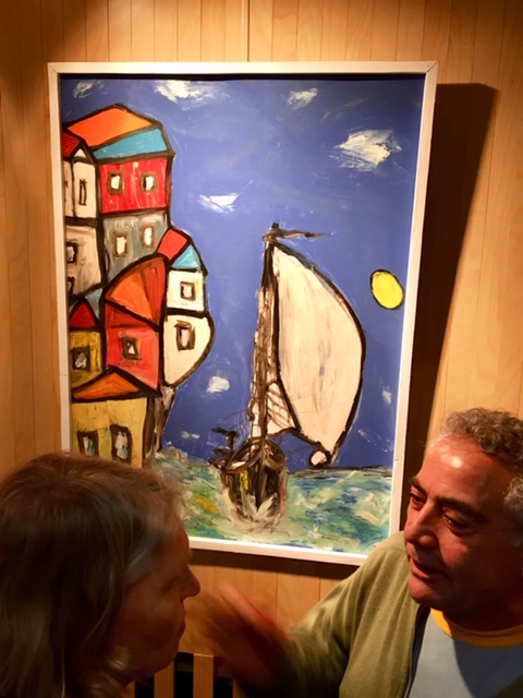 Schilderij met Boot GGD 29mrt2019