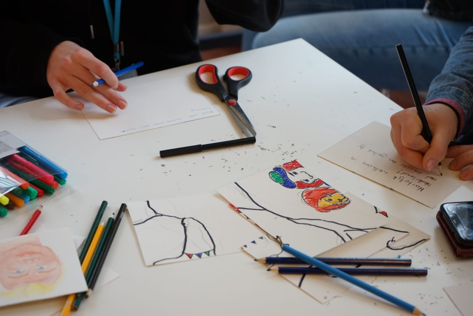 ADS Schoorl 070320 kaartjes maken ADS Schoorl 070320 kaartjes maken